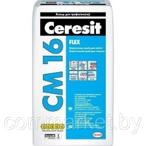 Эластичный клей для плитки «Flex» Ceresit СМ 16 - фото 1 - id-p155483538