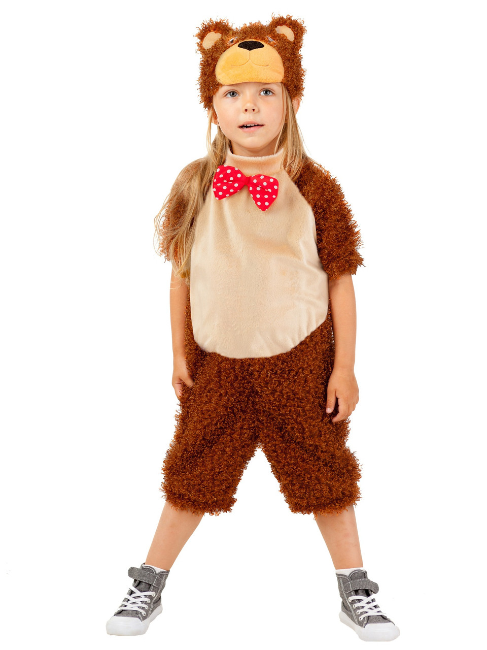 Детский карнавальный костюм Пушистый медведь Пуговка 911 к-17
