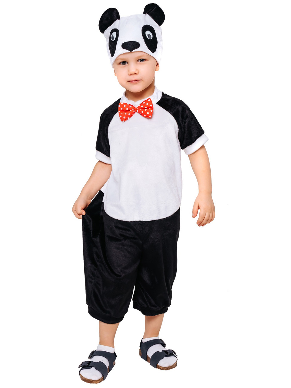 Детский карнавальный костюм Панда Пуговка 912 к-17, фото 1