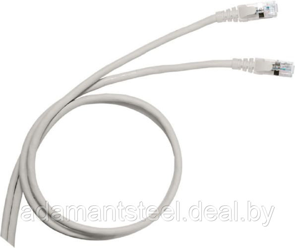 Патч-корд RJ45 UTP 1м кат.5E серый - фото 1 - id-p138604966