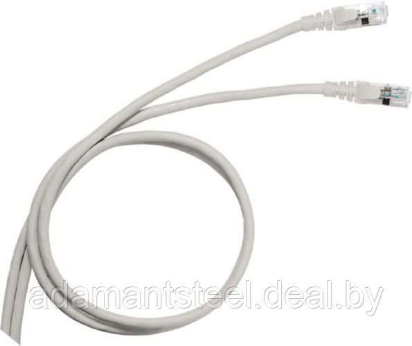 Патч-корд RJ45 UTP 2м кат.5E серый - фото 1 - id-p138604967