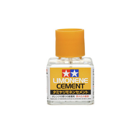 Фиксатор Tamiya Cement Limonene с запахом лимона, с кисточкой 40 мл - фото 2 - id-p14212075