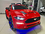 Детский электромобиль RiverToys Ford Mustang GT A222MP (черный) лицензия, фото 3