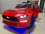 Детский электромобиль RiverToys Ford Mustang GT A222MP (синий) лицензия, фото 6