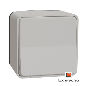 Кнопочный выключатель открытой установки MUREVA S Schneider electric, белый, IP55 - фото 2 - id-p155513056