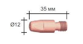 Наконечник для стали 12*35*2,4 №140.0698 для RB 61 GD (610 D)