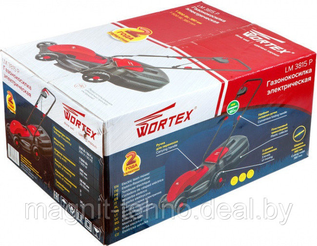 Газонокосилка Wortex LM 3815 P [LM3815P0003] - фото 6 - id-p155535637