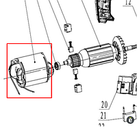 Статор DS1055 WORTEX ED004/230V-17