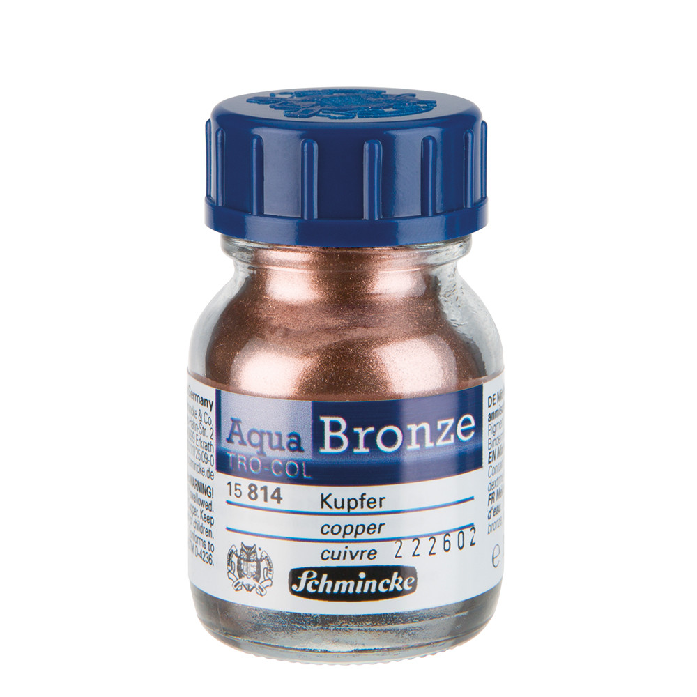 Металлический пигмент для акварели Schmincke Aqua Bronze Powder, copper, №814, 20 мл