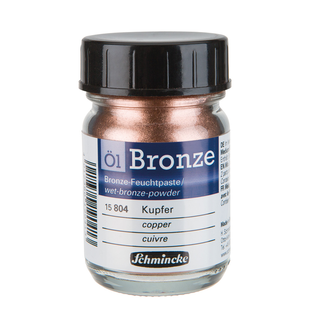 Металлический пигмент для масляной живописи Schmincke Oil Bronze Powder, copper, №804, 20 мл