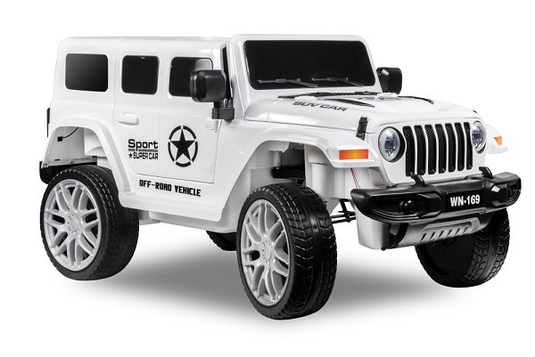 Детский электромобиль Kid’s Care Jeep Wrangler белый