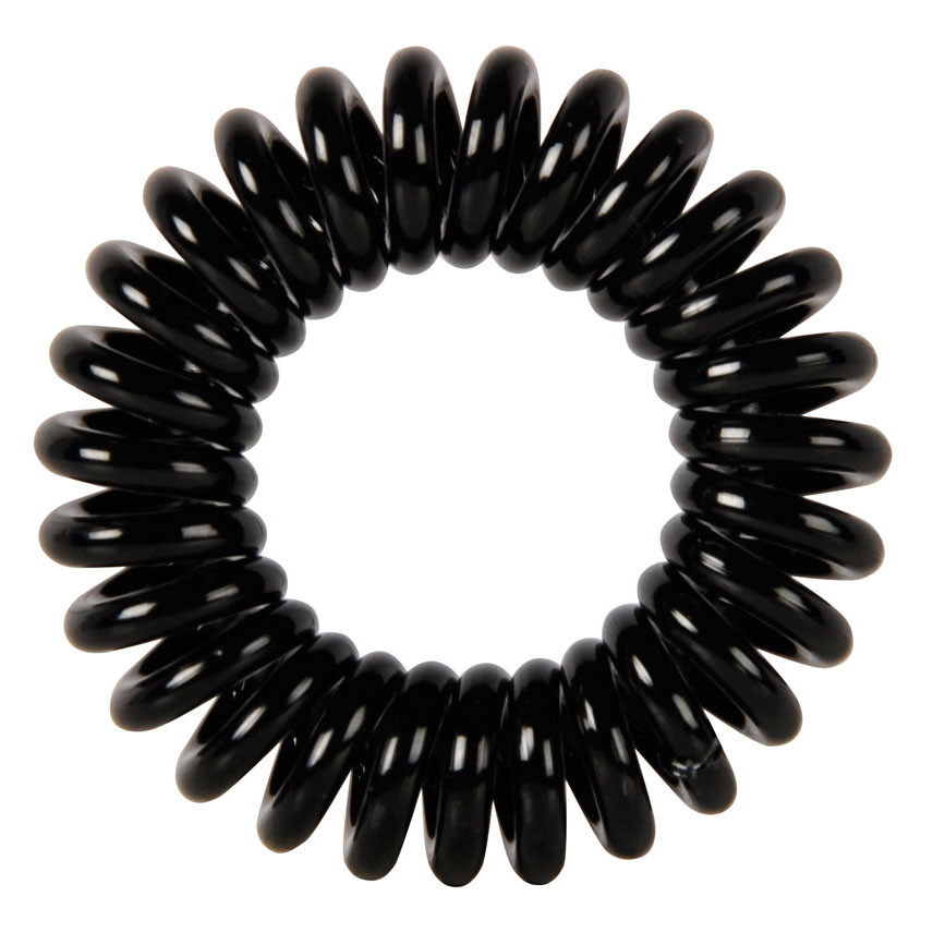 Резинки для волос Dewal Beauty "Пружинка", черные (3 шт.) - фото 1 - id-p155544452