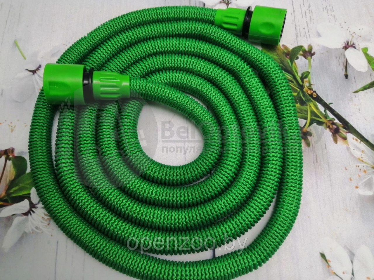 Шланг саморасширяемый садовый для воды Magic Garden Hose (2.8m - 13.5m) NEW ОРИГИНАЛ с пулевизатором Красный - фото 2 - id-p155550981