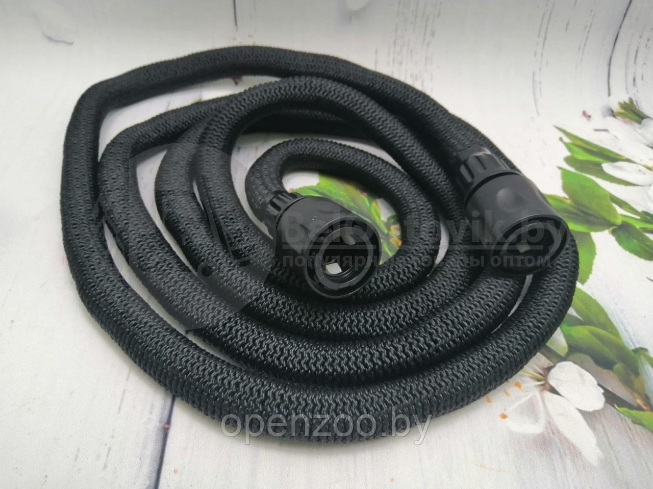 Шланг саморасширяемый садовый для воды Magic Garden Hose (2.8m - 13.5m) NEW ОРИГИНАЛ с пулевизатором Красный - фото 5 - id-p155550981