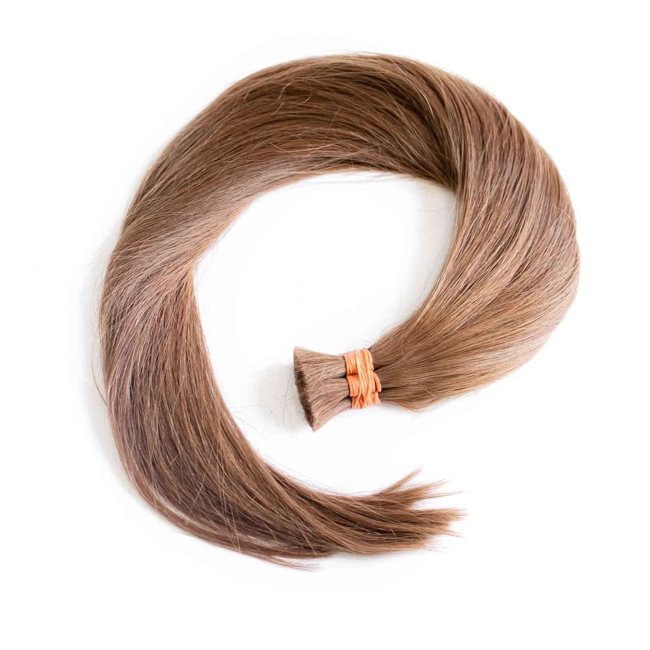 Русские волосы для наращивания Flario 50 см, тон 4.0 - фото 1 - id-p155544580