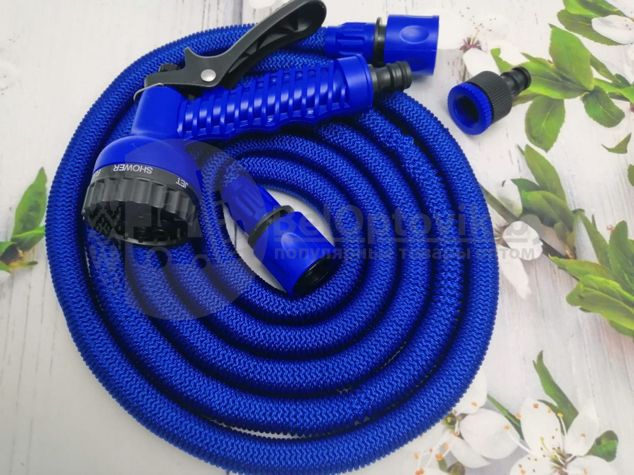 РАСПРОДАЖА. Шланг саморасширяемый садовый для воды Magic Garden Hose (2.8m - 13.5m) NEW ОРИГИНАЛ с - фото 8 - id-p155551005