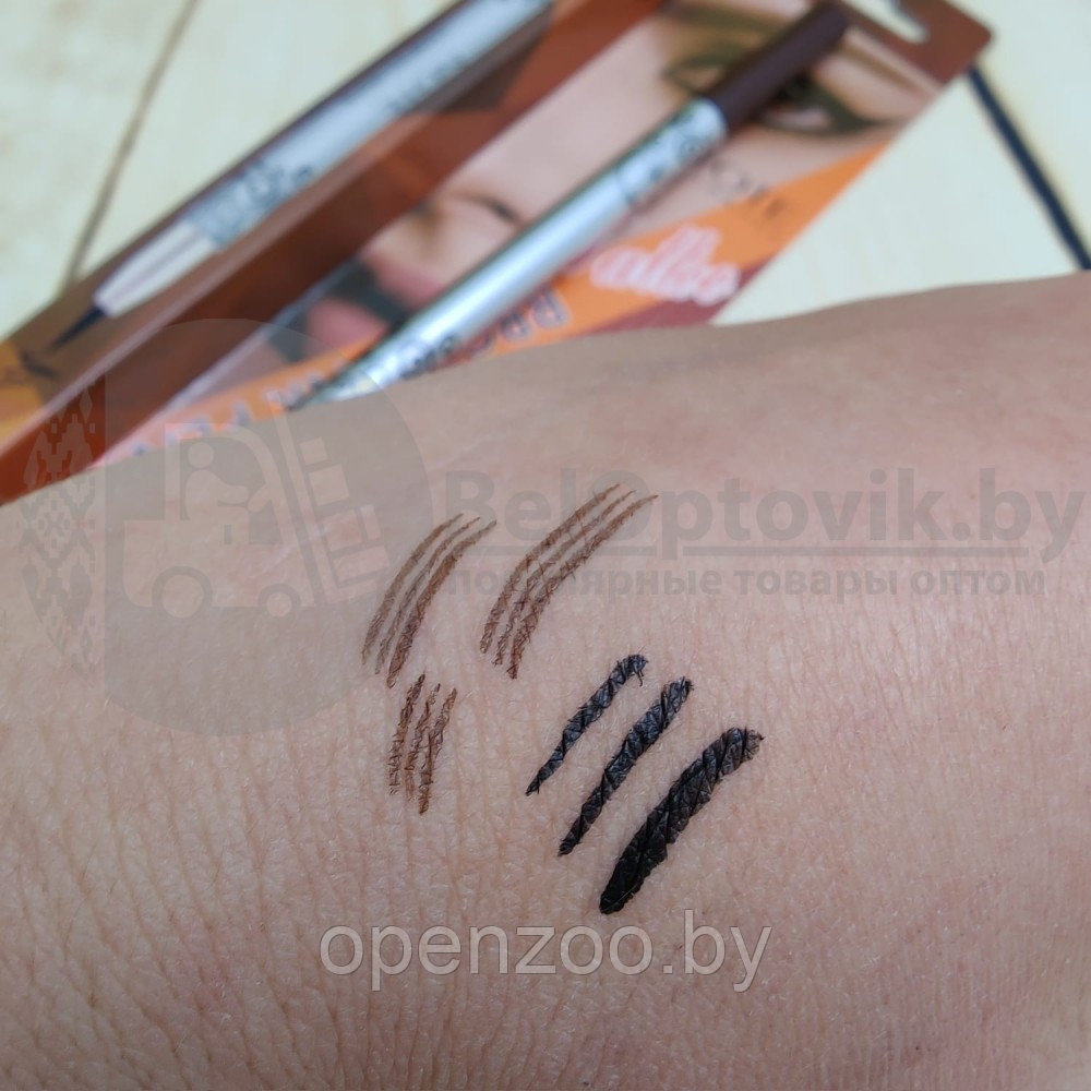 Ликвидация Фломастер - маркер для бровей Brown и подводка для глаз Black 2 в 1 Note Cosmetics Tatoo Rbow Ink - фото 9 - id-p138005038