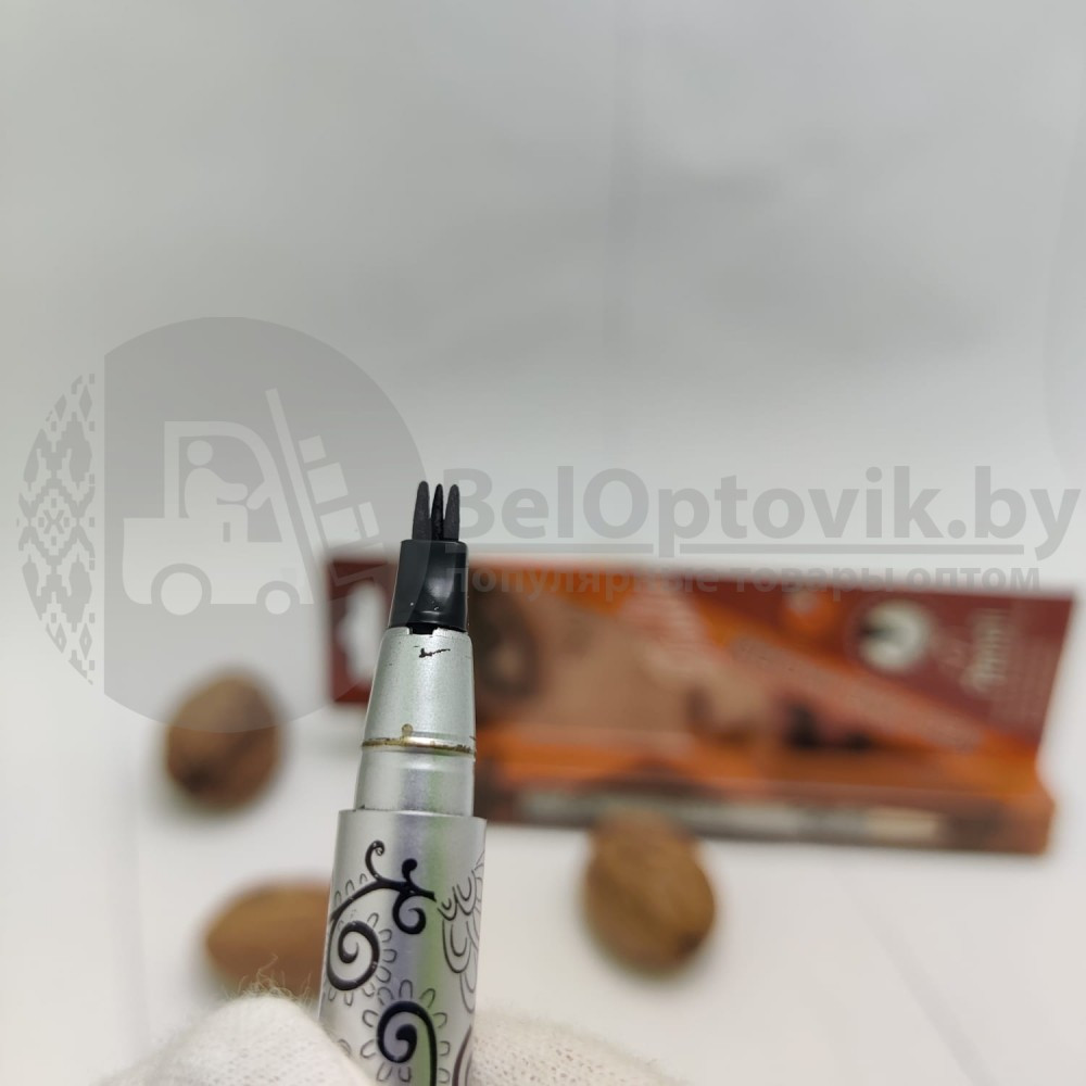 Ликвидация Фломастер - маркер для бровей Brown и подводка для глаз Black 2 в 1 Note Cosmetics Tatoo Rbow Ink - фото 7 - id-p155551010