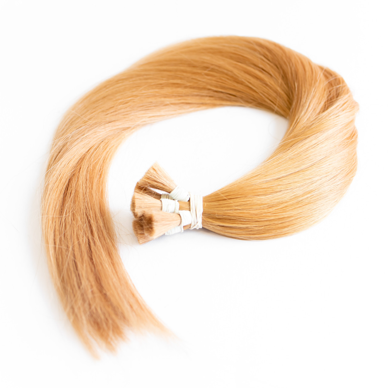 Русские волосы для наращивания Flario 50 см, тон 7.43 - фото 1 - id-p155544590