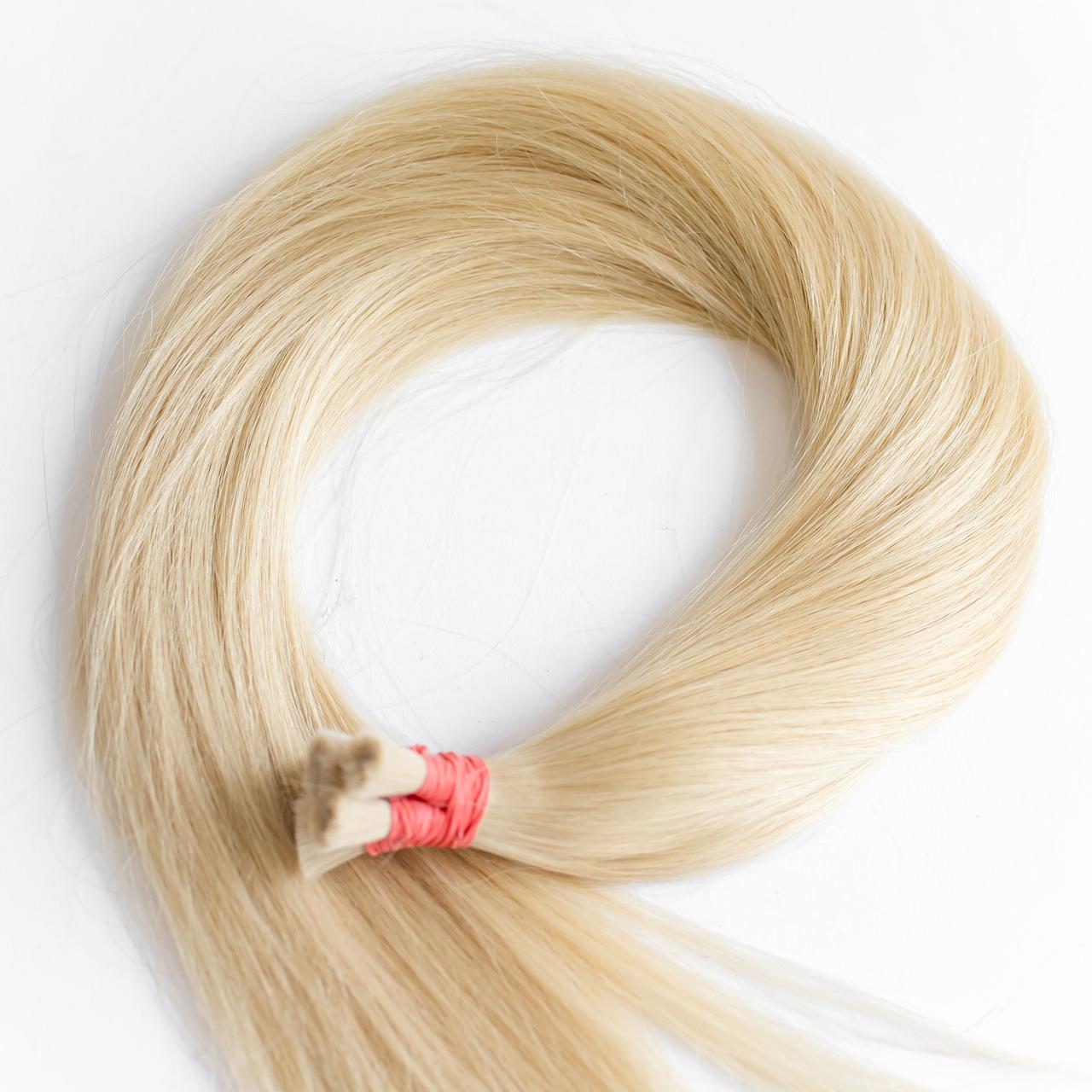 Русские волосы для наращивания Flario 60 см, тон 10.0 - фото 1 - id-p155544602