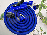 Шланг саморасширяемый садовый для воды Magic Garden Hose (2.8m - 13.5m) NEW ОРИГИНАЛ с пулевизатором  Зеленый, фото 8