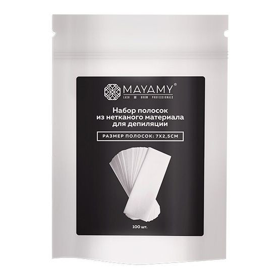 Набор полосок для депиляции Mayamy, 7x2.5 см, 100 шт - фото 1 - id-p155545028