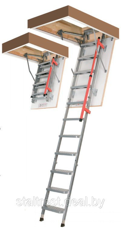 Металлическая чердачная лестница Fakro LML lux 70*130(складная) - фото 2 - id-p155612019