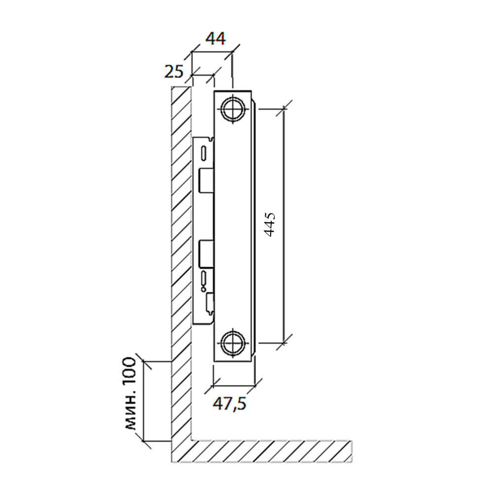 Радиатор стальной панельный Royal Thermo COMPACT тип 11 500 х 700 (C11-500-700 RAL 9016) - фото 2 - id-p139966078