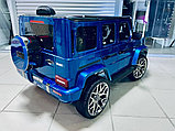 Детский электромобиль RiverToys Mercedes-Benz G63 T999TT (синий) глянец (автокраска) лицензия, фото 3