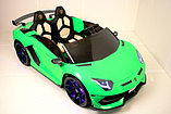 Детский электромобиль RiverToys Lamborghini Aventador SVJ A111MP (красный) лицензия двухместный, фото 5