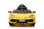 Детский электромобиль RiverToys Lamborghini Aventador SVJ A333MP (зеленый) лицензия, фото 2
