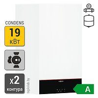 Газовый конденсационный котел Viessmann Vitodens 100-W B1KF 19