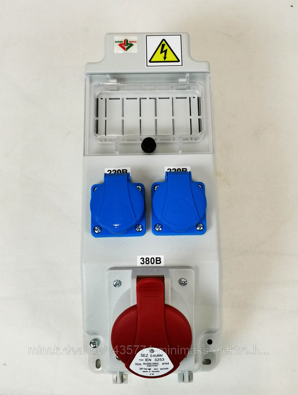 Бокс комбинированный ROS 6 AB/CX-056 с разъемами