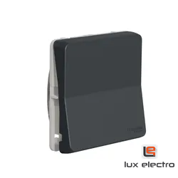 Кнопочный выключатель механизм MUREVA S Schneider electric, антрацит, IP55 - фото 2 - id-p155536245