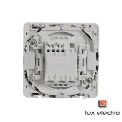 Кнопочный выключатель с подсветкой механизм MUREVA S Schneider electric, белый, IP55 - фото 4 - id-p155536246