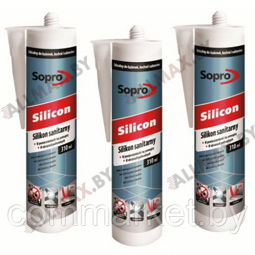 Санитарный силикон-Sopro Silicon - фото 1 - id-p155659364