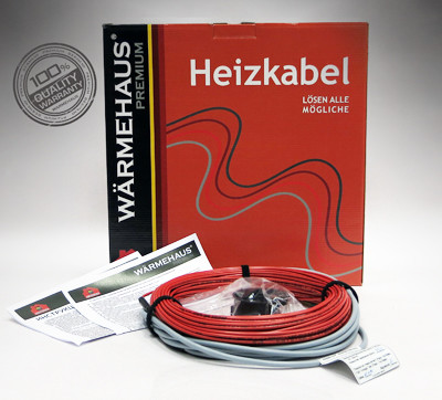 WÄRMEHAUS® CAB  STANDART  PLUS / 92,0m /1440W Теплый пол двужильный (нагревательный кабель)