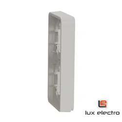 Рамка 2-постовая вертикальная MUREVA S Schneider electric, белый, IP55 - фото 3 - id-p155536260