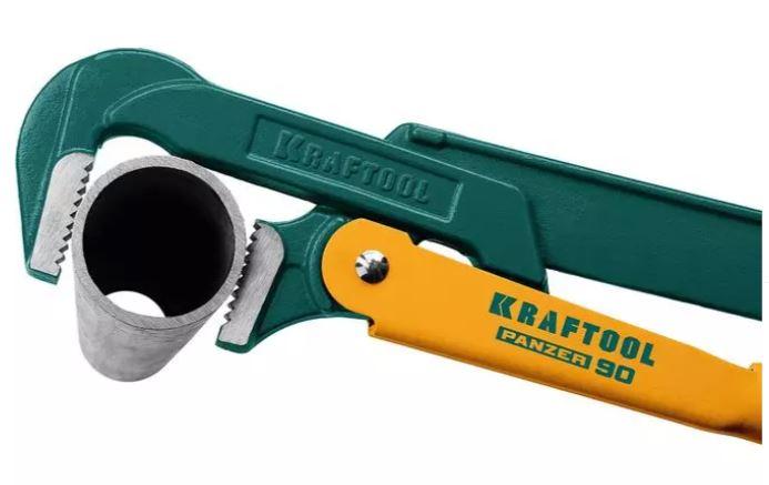 Ключ KRAFTOOL трубный, тип "PANZER-L", прямые губки, Cr-V сталь, 1"/330мм - фото 2 - id-p154887839