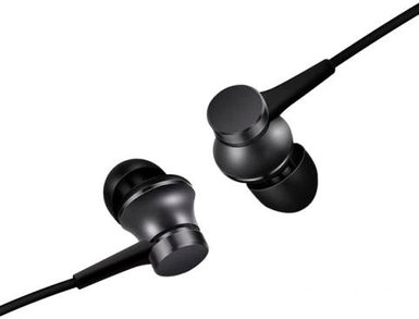 Наушники с микрофоном Xiaomi Mi In-Ear Headphones Basic HSEJ03JY (черный)