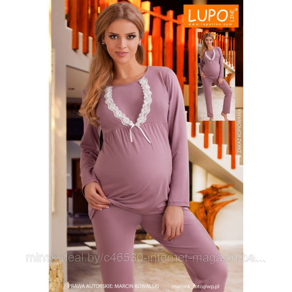Пижама женская. Пижама для беременной - фото 8 - id-p155720446