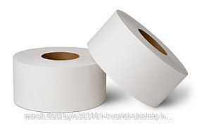 Бумага туалетная 2-слойная Veiro Jumbo Comfort (отбел.макулатура) в средних рулонах, 150м, РФ