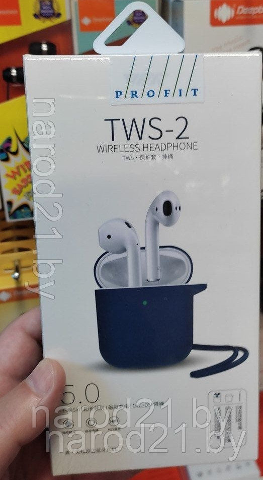 AirPods2 TWS наушники беспроводные - фото 7 - id-p155792204