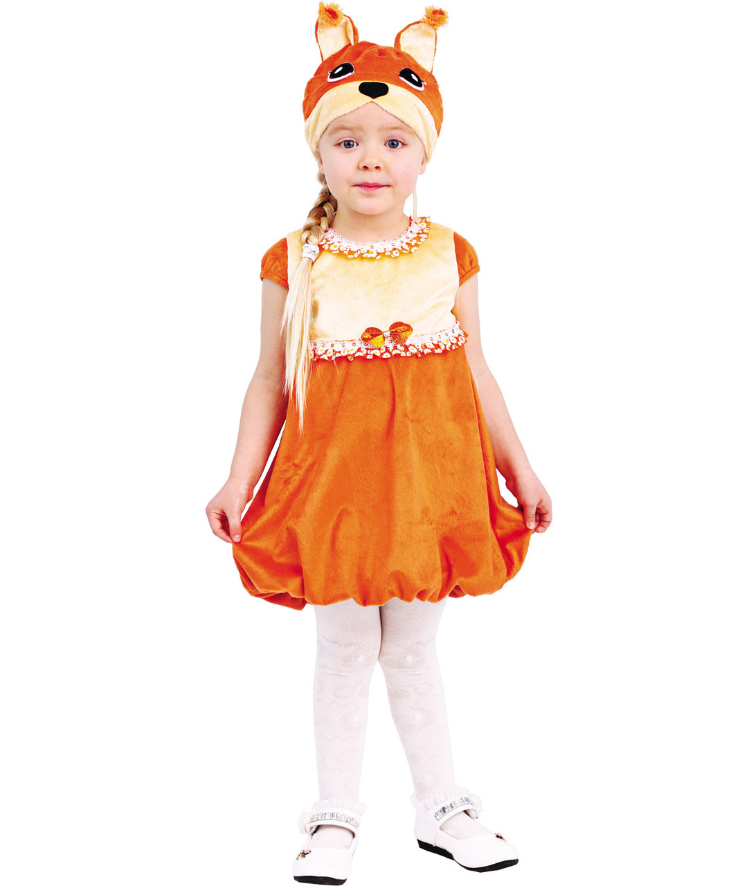 Детский карнавальный костюм Белочка Тося Пуговка 949 к-19