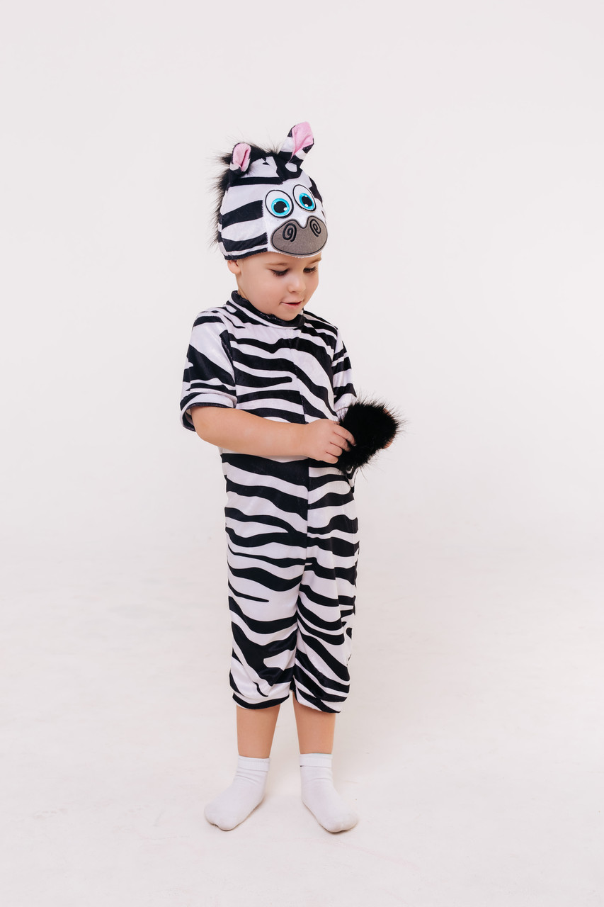Детский карнавальный костюм Зебра Пуговка 952 к-20 - фото 4 - id-p155796388