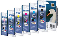 Оригинальные картриджи для принтера Epson, все модели