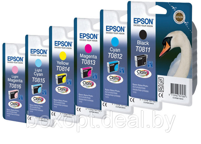 Оригинальные картриджи для принтера Epson, все модели - фото 1 - id-p155798284