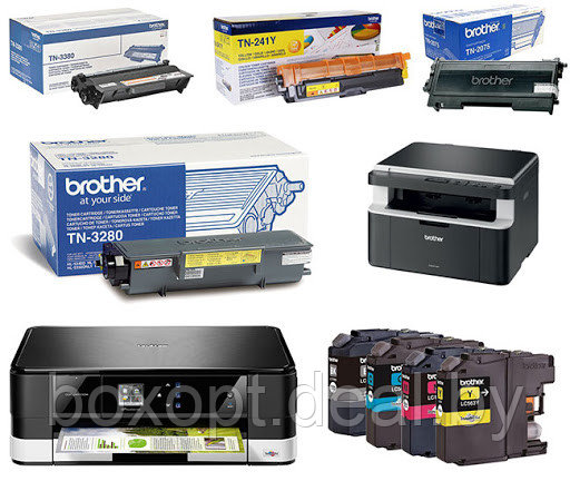 Оригинальные картриджи для принтера Brother, все модели - фото 1 - id-p155798518