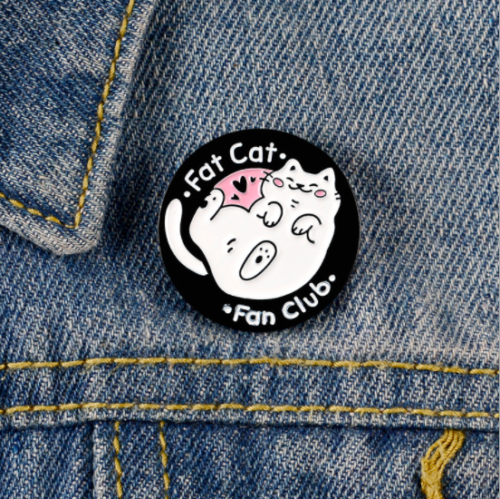Значок "Fat cat"