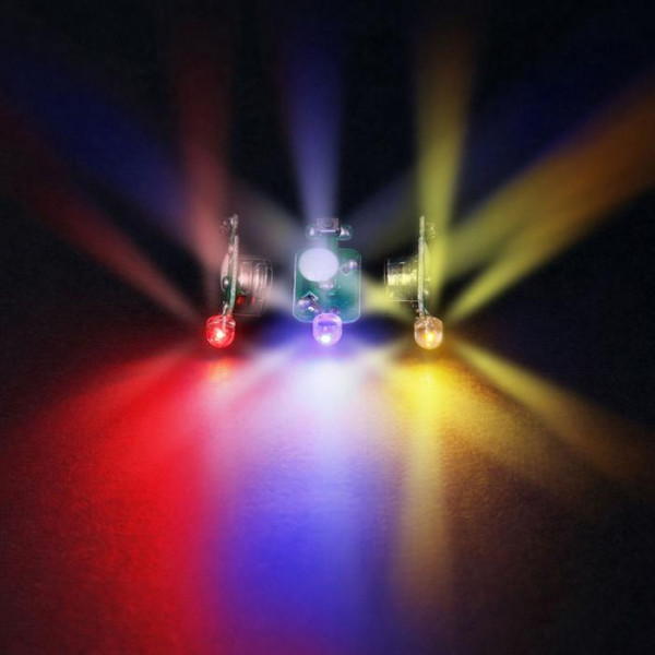 Светодиодный модуль 3D многоцветный мигающий - фото 1 - id-p155805952